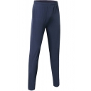 Mens Pants Creative Quick Dry Zipper Vents Elastic Waist Slim Fit 7/8 Length Tapered Sport Pants