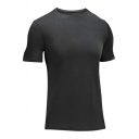 Mens Workout T-Shirt Unique Plain Crew Neck Short Sleeve Slim Fitted Quick Dry T-Shirt