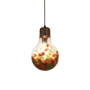 Rural Bulb Shaped Hanging Light 6