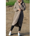 Classic Womens Cardigan Solid Color Open Front Longer Length Regular Fit Hooded Long Sleeve Cardigan