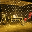 PVC Trellis Solar Christmas Light Artistry 9.8ft LED Clear Festive Light String in Warm/White/Blue Light