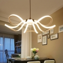 Octopus LED Pendant Chandelier Minimalist Acrylic Dining Room Ceiling Suspension Lamp in Warm/White Light