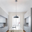 Creative Macaron 3-Shade Pendant Lamp Metal 1 Bulb Kitchen Bar Hanging Light in Grey/Pink/Blue