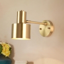 Post-Modern Single Swing Arm Wall Lamp Brass Dome/Grenade Wall Mount Lighting with Metal Shade