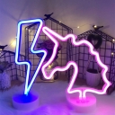 Unicorn/Bird/Angel Mini Night Table Light Kids Plastic White Battery LED Nightstand Lamp for Bedroom