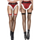 Creative Women's 3D Leggings Fishnet Stockings High Waist Full Length Skinny Leggings