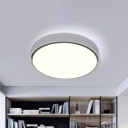 Simplicity LED Ceiling Lamp Round Flush Mount Lighting Fixture with Acrylic Shade