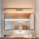 Elongated LED Wall Vanity Light Modern Metal Coffee Wall Mounted Lamp for Bathroom