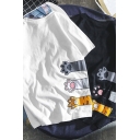 Popular Boys T Shirt Paw Printed Short Sleeve Crew Neck Loose Fit T Shirt
