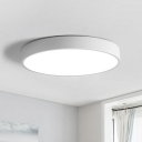 Ultrathin Round Flush Mount Light Nordic Acrylic Bedroom LED Ceiling Light Fixture