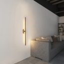 Plastic Tube Wall Lighting Fixture Minimal LED Wall Light Sconce for Living Room