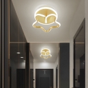Floweret Corridor LED Flush Mount Light Acrylic Simple Style Ceiling Mounted Lamp