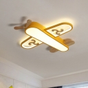 Modern Style Plane Shape LED Flush Mount Acrylic Bedroom Flushmount Ceiling Light