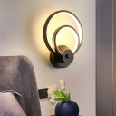 Minimalist Geometric Wall Sconce Light Acrylic Bedside LED Wall Mounted Lighting