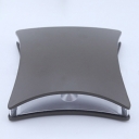 Contemporary Dual Inward Light Direction Wall Light Black Finish Aluminum Sconce Not Dimmable
