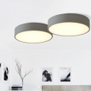 Modern Metal Flush Mount Ceiling Lamp LED Round Ceiling Light for Baby Room
