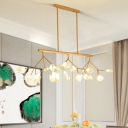 Branch Dining Room LED Pendant Light Metallic Postmodern Hanging Island Light
