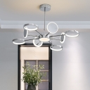 Ring and Round Shape Chandelier Metal Shade 25.5