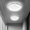 1 LED Light Modern Ceiling Light Acrylic Geometric Shade Ceiling Light Fixture for Hallway