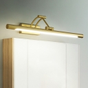 Metal Tube Vanity Light Minimalist Style LED Vanity Sconce for Bathroom
