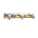 Contemporary Bathroom Vanity Lights Down Lighting Vanity Wall Light with Acrylic Shade in Stainless-Steel