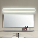 Simplist White LED Vanity Lighting Bathroom Rectangle Acrylic Wall Lamp
