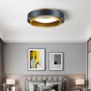 Round Acrylic Contemporary Ceiling Light with 1 LED Light Flush Mount Ceiling Fixture for Living Room