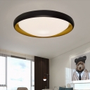 Bowl Acrylic Shade Modern Ceiling Light 1 LED Light Flush Mount Ceiling Fixture for Dining Room