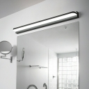 Linear LED Vanity Lighting Contemporary Style Acrylic Wall Lamp for Bathroom