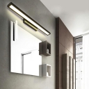 Linear MetallicVanity Lamp Simplicity Style LED Wall Mounted Mirror Front for Bathroom
