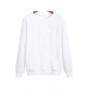 Men's Sweatshirt Urban Simple Plain Long Sleeve Skin-Friendly Pullover Sweatshirt