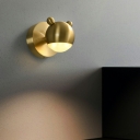 Bear Metal Shade Mirror Front Lamp Modern Gold Shade LED Wall Lamp