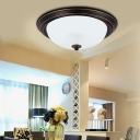 American Country Style Wrought Iron Circular Aisle Corridor LED Ceiling Light