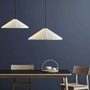Conical Resin Pendant Lighting Macaron 1 Bulb Suspension Light for Dining Room Kitchen