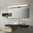Modern Bathroom Over Mirror Lighting Acrylic LED Vanity Light Linear Makeup Mirror Light in Bathroom
