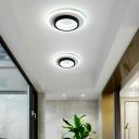 9.5 Inches Wide Modern Style LED Flush-mount Lamp Foyer Aisle Ceiling Light