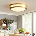 All Copper White Frosted Glass Ceiling Light for Dining Room Hotel