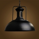Industrial Pendant Light Barn Style with 16.5'' Wide Dome Shade with 31.5 Inchs Height Adjustable Chain