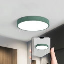 Minimalismo Style Round LED Ceiling Light Acrylic Flush Light for Living Room Dinning Room
