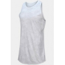 Men's Simple Tank Top Plain Color Quick-Dry Sleeveless Round Neck Regular Fitted Tank Top