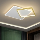 Modern Simple Acrylic Square Flush Mount Lighting LED Ceiling Flush for Living Room
