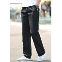 Athletic Mens Pants Whole Colored Front Pocket Full Length Mid Rise Pants