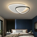 Modern Simplicity Acrylic Flush Mount Light Fixtures Bedroom Flush Mount Ceiling Light