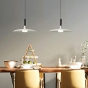 Metal Geometric LED Pendant Light Modern Ceiling Light in Natural Light for Living Room