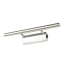 Linear Wall Mount Light in Stainless-Steel Arcylic Shade Integrated Led Vanity Light for Bathroom