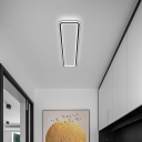 Rectangle Flush Mount Ceiling Light Fixtures Acrylic Contemporary Bedroom Flush Mount Lighting