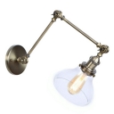 Industrial Style 1 Head Swing Arm Wall Light Vintage Metal Art Deco Wall Lamp