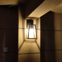 1 Light Wall Lights Outdoor Sconce Lights Vintage Industrial Black Wall Lighting Fixtures