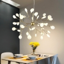 Contemporary Chandeliers Firefly Ceiling Chandelier for Dining Room Bedroom Hotel Room