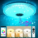 Contemporary Style LED Light Ceiling Mount Flush RGB Ceiling Light for Sleeping Room
